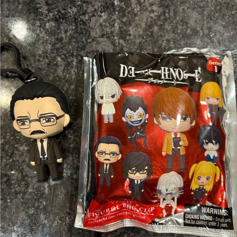 Death Note Soichiro Yagami Bag‎ Clip Blind BagKey Chain Monogram FIGURE NEW✅